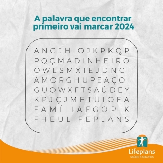 A palavra que encontrar primeiro vai marcar 2024 