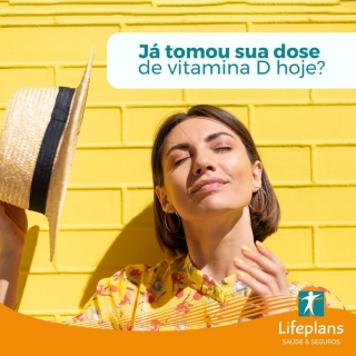 Já tomou sua dose de vitamina D hoje?  Já tomou sua dose de vitamina D hoje?